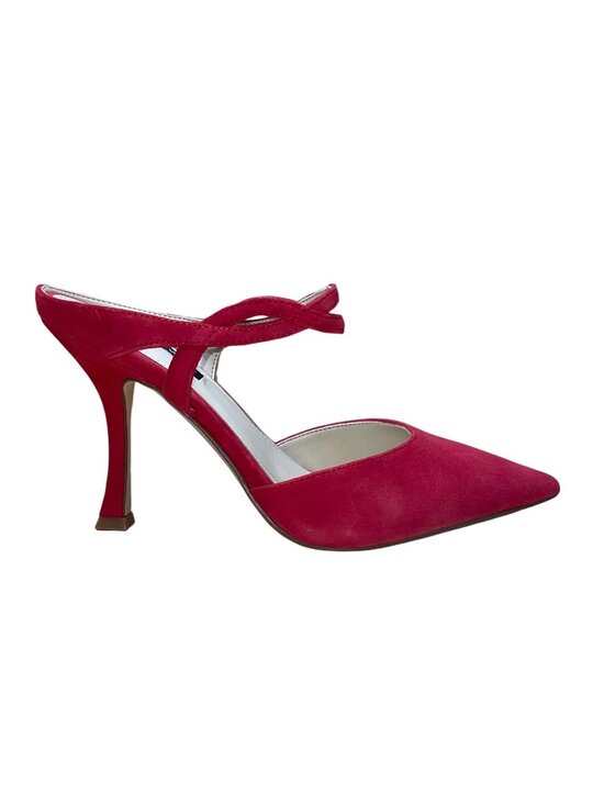 Nine West Shoes - Nine West Women’s Medium Red Suede & Leather Sing Pointed Toe Heels Size 8.5M